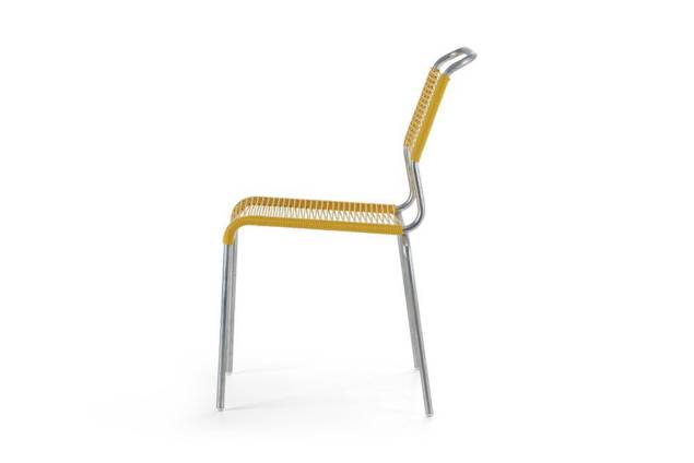 Säntis Chaise de jardin empilable acier 2