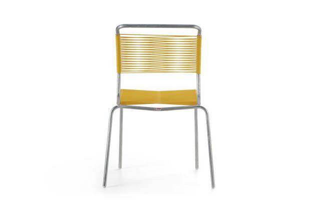 Säntis Chaise de jardin empilable acier 3