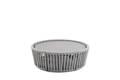 Granada Loungehocker maxi Stahl 1