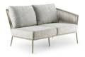 Kapstadt 2er Loungebank Aluminium 1