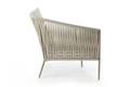 Kapstadt Banc lounge 2 places aluminium 4