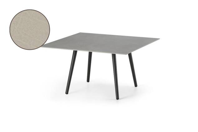 Kapstadt Loungetisch Aluminium 80x80 cm