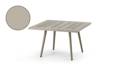 Kapstadt Loungetisch Aluminium 70x70 cm