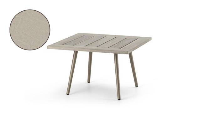 Kapstadt Loungetisch Aluminium 70x70 cm