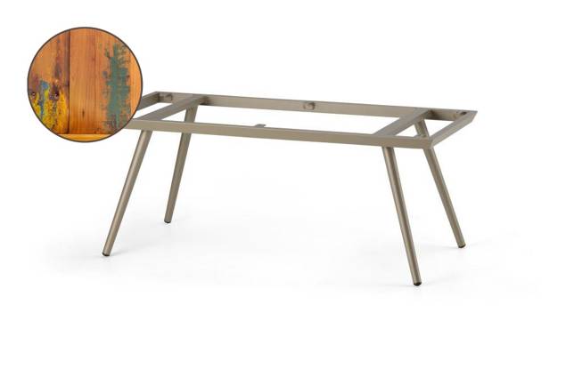 Kapstadt Loungetisch Aluminium 120x70 cm