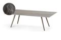 Kapstadt Loungetisch Aluminium 130x80 cm