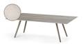 Kapstadt Loungetisch Aluminium 120x80 cm