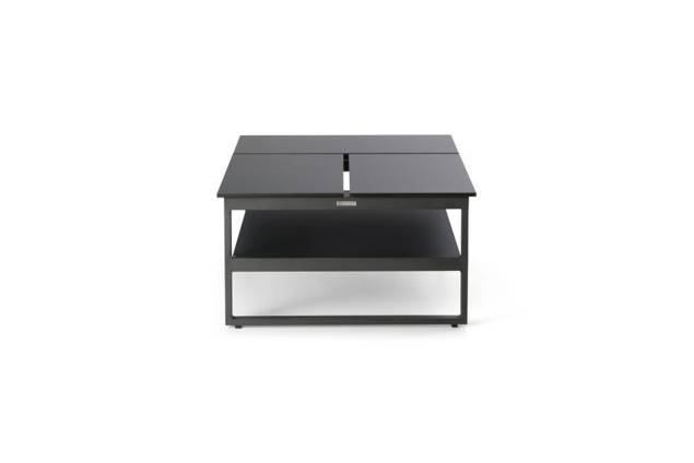 Miami Loungetisch Aluminium 1