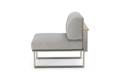 Yukon Fauteuil lounge acier inoxydable 1