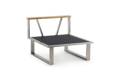 Yukon Fauteuil lounge acier inoxydable 4