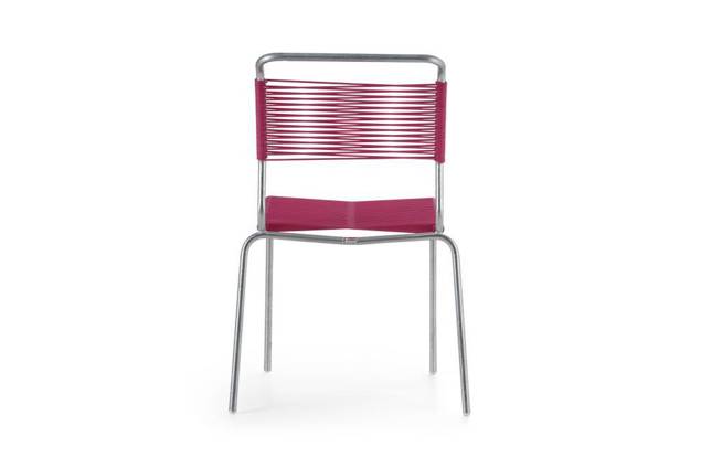 Säntis Chaise de jardin empilable acier 3