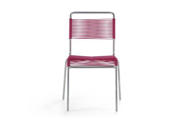 Säntis Chaise de jardin empilable acier 4