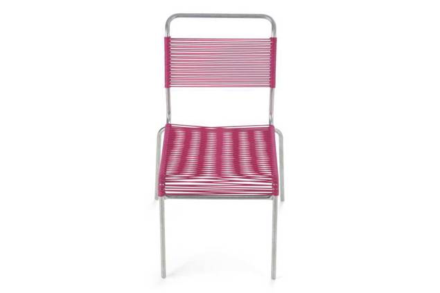 Säntis Chaise de jardin empilable acier 5