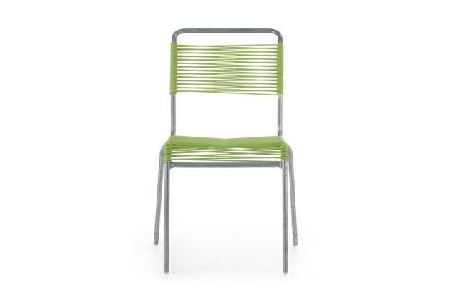 Säntis Chaise de jardin empilable acier 4