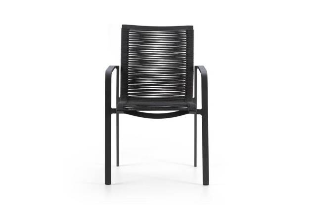 Porto Gartenstuhl stapelbar Aluminium 3