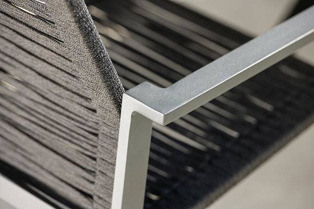 Porto Gartenstuhl stapelbar Aluminium 6