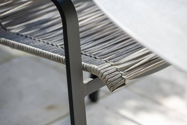 Porto Gartenstuhl stapelbar Aluminium 4