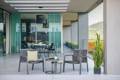 Porto Loungesessel stapelbar Aluminium 4