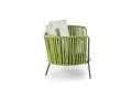 Granada 2.5er Loungebank Stahl 2