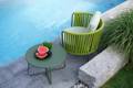 Granada Loungetisch Stahl Ø 65 cm 2