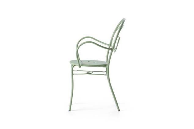 Lille Chaise de jardin empilable acier 1