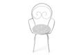 Lille Chaise de jardin empilable acier 4