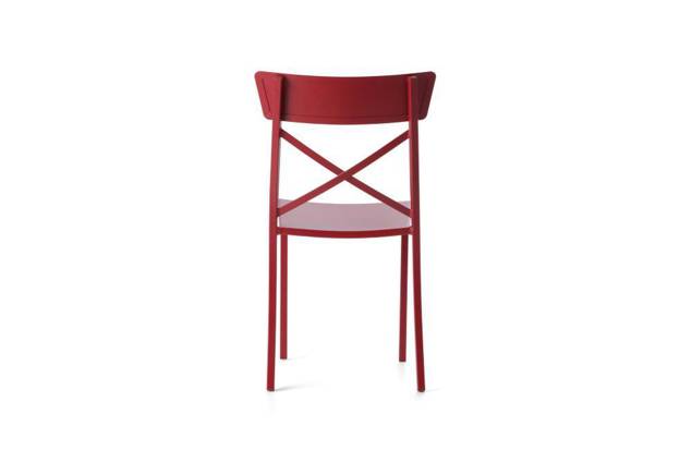 Alicante Chaise de jardin empilable acier 2