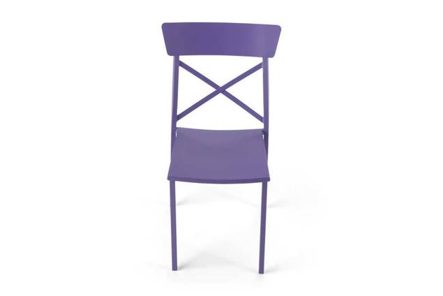 Alicante Chaise de jardin empilable acier 4