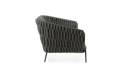 Mali 2.5er Loungebank Aluminium 2