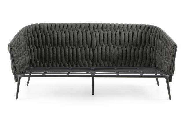 Mali 2.5er Loungebank Aluminium 4