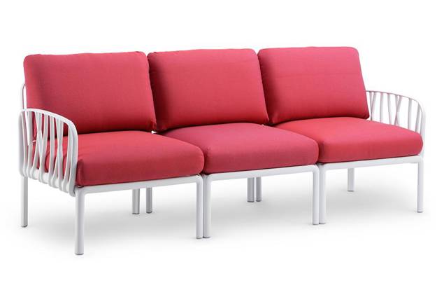 Komodo 3er Loungebank Kunststoff 1