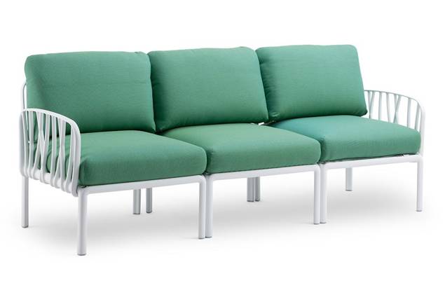 Komodo 3er Loungebank Kunststoff 2