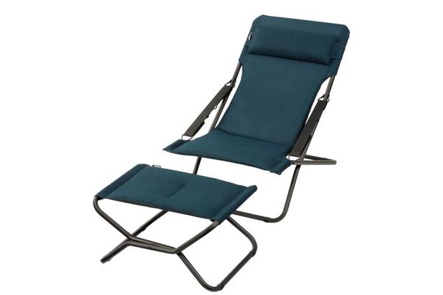 Transabed Fauteuil de relaxation pliant acier 1