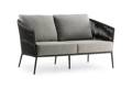 Kapstadt 2er Loungebank Aluminium 1