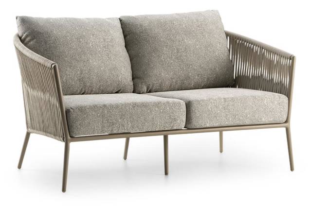 Kapstadt 2er Loungebank Aluminium 1