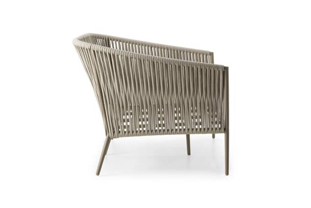 Kapstadt 2er Loungebank Aluminium 3