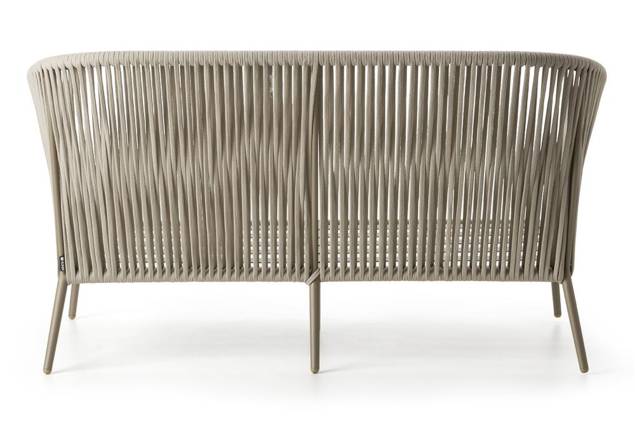 Kapstadt 2er Loungebank Aluminium 4