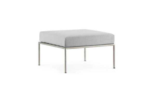 Rügen Tabouret lounge acier inoxydable 2