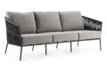 Kapstadt 3er Loungebank Aluminium 1