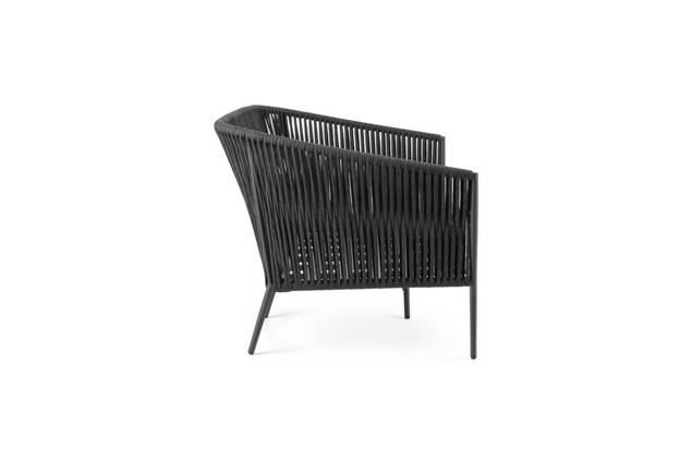 Kapstadt Banc lounge 3 places aluminium 4