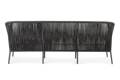 Kapstadt 3er Loungebank Aluminium 3