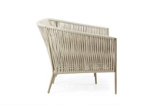 Kapstadt 3er Loungebank Aluminium 2