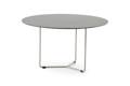 Rügen Table de salon ronde acier inoxydable, hauteur 40 cm Ø 70 cm 2