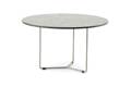 Rügen Table de salon ronde acier inoxydable, hauteur 40 cm Ø 70 cm 3