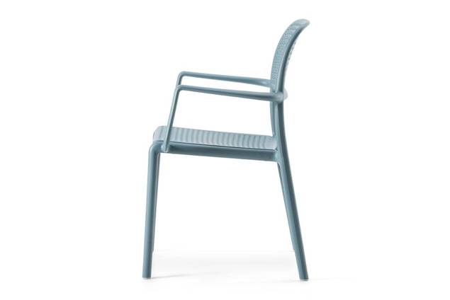 Genf Chaise de jardin empilable synthétique 2