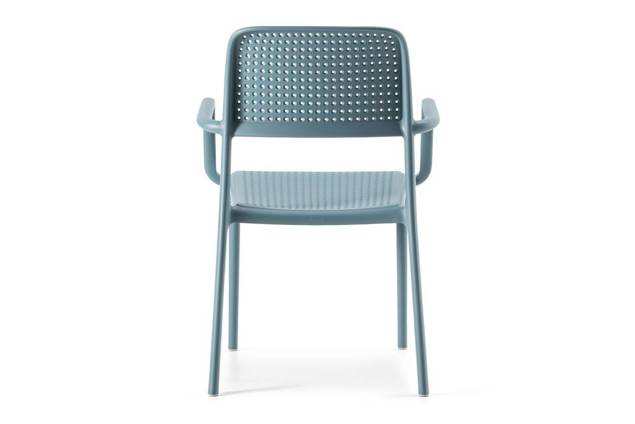 Genf Chaise de jardin empilable synthétique 4