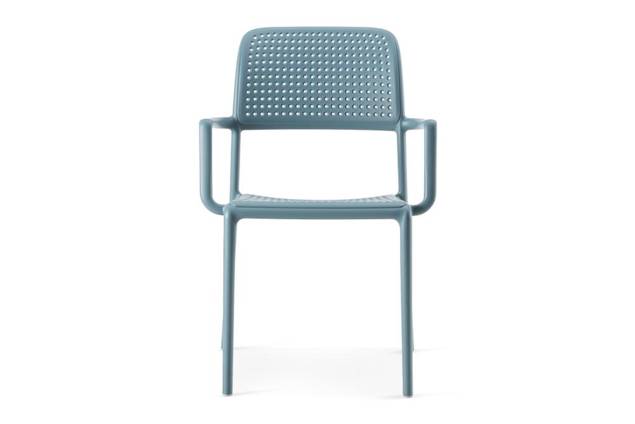 Genf Chaise de jardin empilable synthétique 6