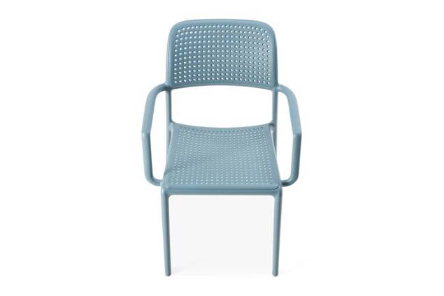 Genf Chaise de jardin empilable synthétique 8