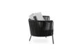 Granada Banc lounge 3 places acier 1