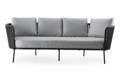 Granada Banc lounge 3 places acier 3